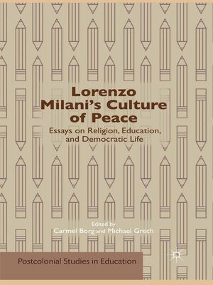 cover image of Lorenzo Milani's Culture of Peace